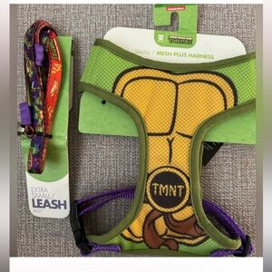 Zeedog limited edition Teenage mutant ninja Turtles/harness Small/ leash Xsmall